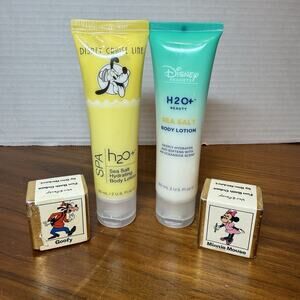 Disneyland Resorts H2O+ Sea Salt Hydrating Body Lotion & Bath Bomb 4pc Set